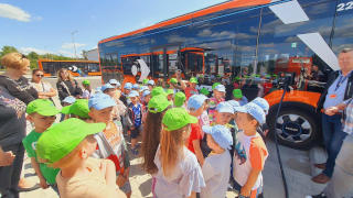 Wizyta przedszkolaków na bazie MZK