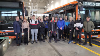 Wizyta uczniów Technikum Nr 4 na bazie MZK